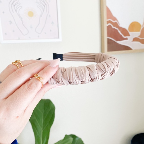 Braided headbands brown and burnt Orange - Picture 5 of 5